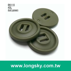 (#B6115) 45L 墨綠色迷彩軍服寬孔插頭孔耐高溫軍用鈕釦