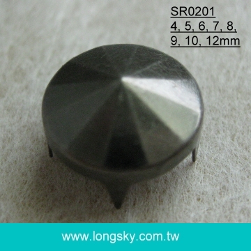 (#SR0201) 仿鑽裝飾鉚釘可用於服裝及皮件上