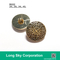 (B6302) 典雅款對稱圖案復古電鍍古金色鈕扣 
