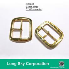 (#BK4314) 內徑37mm 金色長方形腰帶扣環
